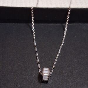Sterling Silver CZ Necklace